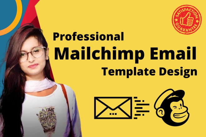 I will create professional mailchimp email template design or newsletter