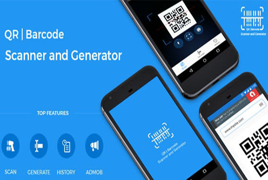 I will create qr code and barcode scanner and generator for android