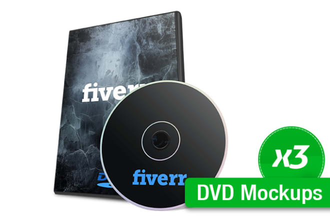 I will create three 3d dvd covers