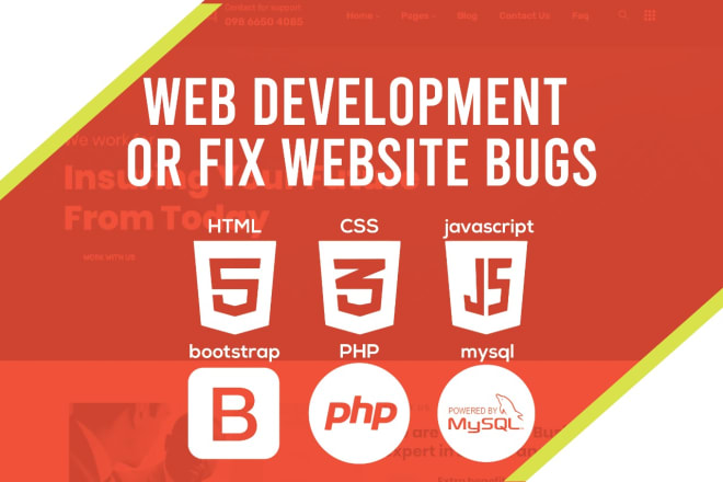 I will create website in php mysql html css javascript jquery ajax