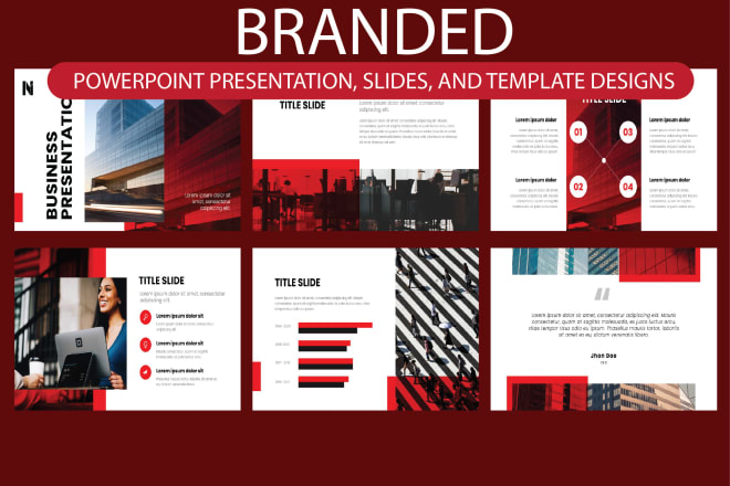 I will design a custom powerpoint template, and powerpoint presentations