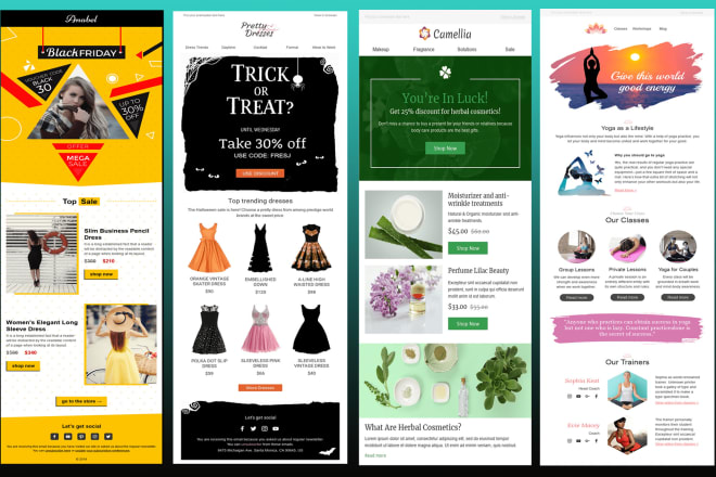 I will design an editable mailchimp newsletter template