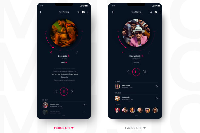 I will design best music apps for you, whatever you want