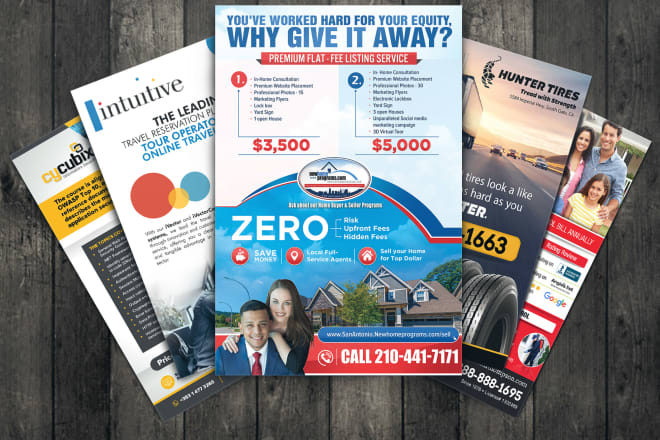 I will design flyer, poster, advertisement, leaflet, roll up banner