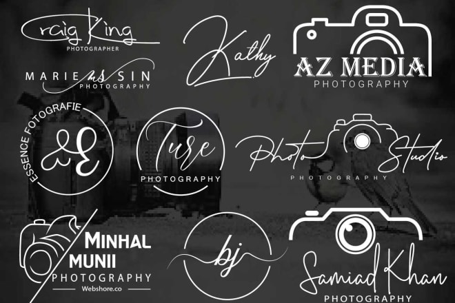 I will design photography logo watermark or signature