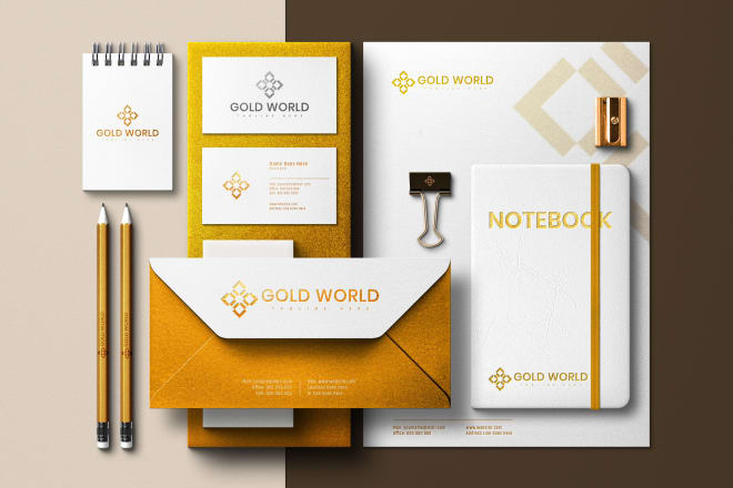 I will design professional logo business card letterhead stationery corporate identity