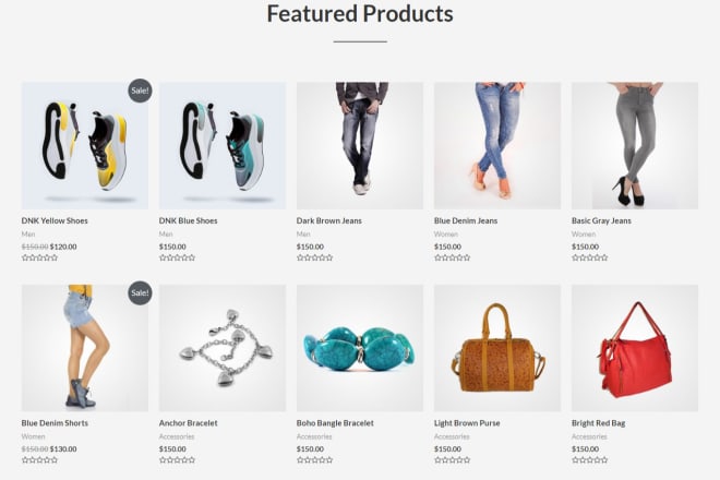 I will design responsive ecommerce store blog wordpress website