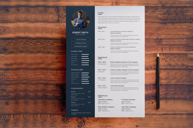 I will design resume design CV design and rewrite resume