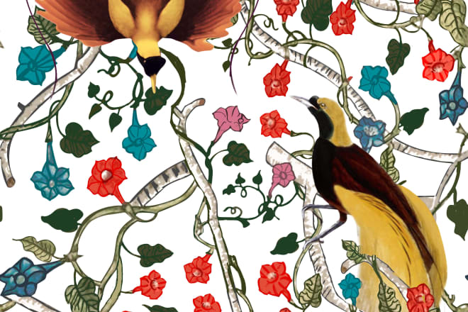 I will design seamless pattern for textile and print
