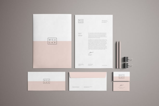 I will design your brand identity mockup