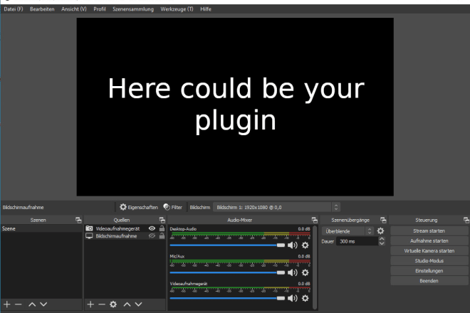 I will develop a unique obs plugin for you