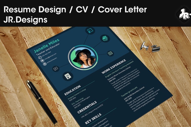 I will do a custom resume design