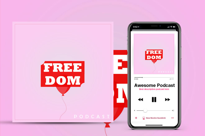 I will do amazing podcast cover design