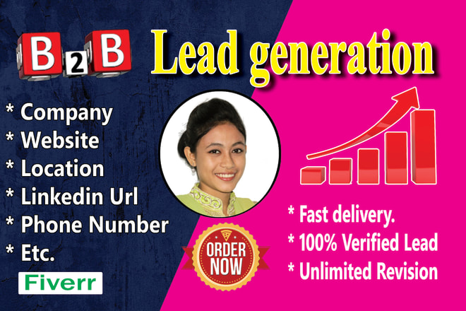 I will do b2b lead generation and geo targeted lead generation
