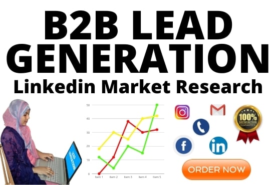 I will do b2b lead generation and targeted lead