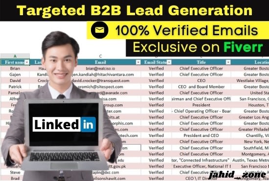 I will do b2b targeted lead generation
