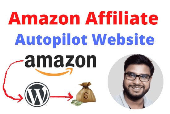 I will do create your amazon affiliate website or blog site