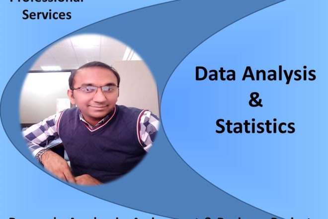 I will do data analysis and statistics in r