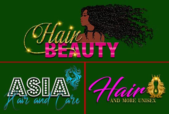 I will do eyelash,nail,lip gloss,hair extensions,feminine logo