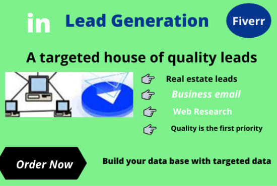 I will do linkedin lead generation and find targeted leads