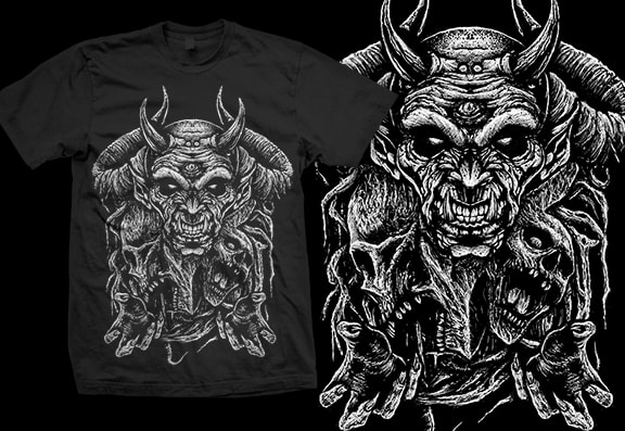 I will do metal artwork for tshirt and album cover