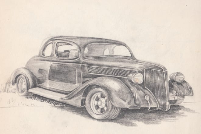 I will do pencil sketch illustration in my style