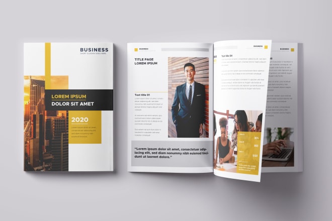 I will do smart brochure design, annual report, booklet, magazine