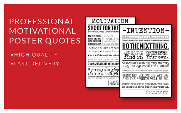 I will do typography motivational quotes poster design