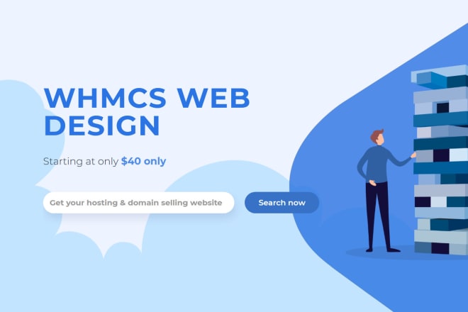 I will do whmcs web design and complete setup