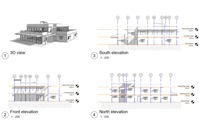 I will draw detailed architectural and construction drawings