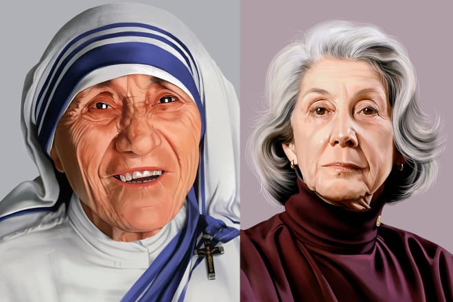 I will draw realistic portrait in adobe photoshop