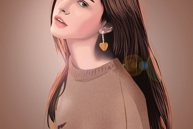I will draw realistic portrait in adobe photoshop