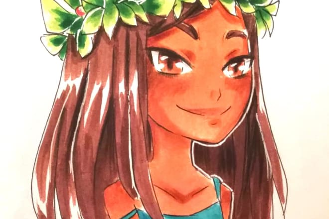 I will draw you a profile picture or avatar in my style
