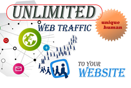I will drive unlimited and genuine website traffic for 6 months