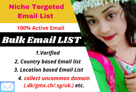 I will give 300k bulk email list for email marketing