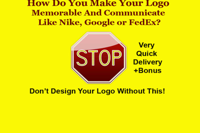 I will give you successful logo communication design formula