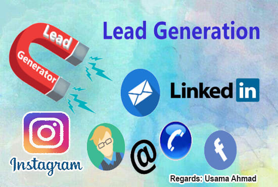 I will lead generation, linkedin profiles, email extractor, b2b,