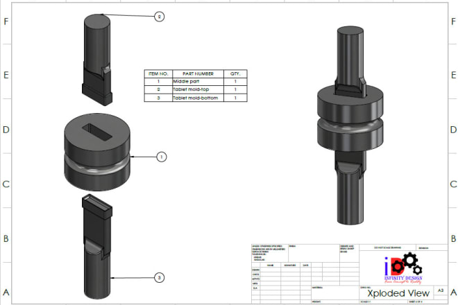 I will make 3d model and product design using solidworks