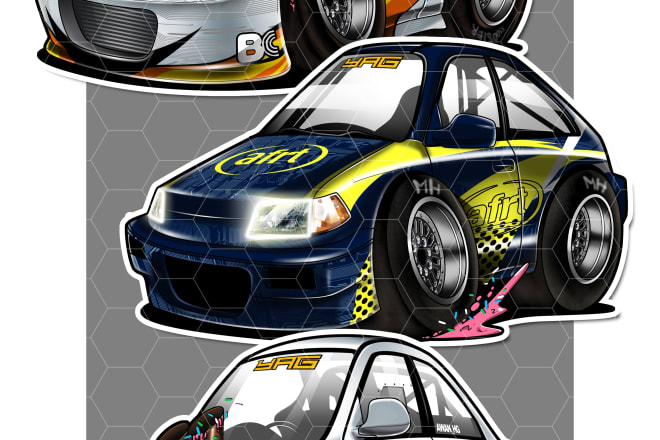 I will make your car become cartoon