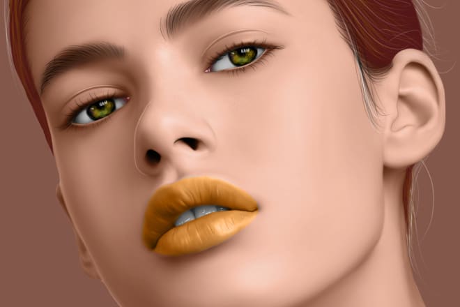 I will make your photo cartoon smudge painting digital