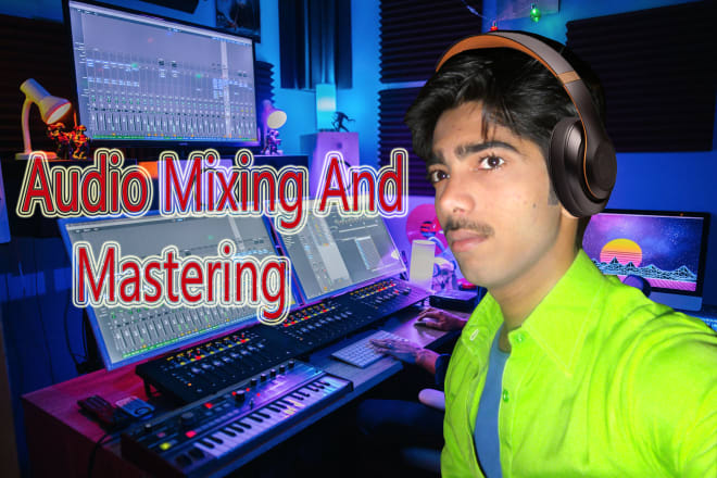 I will mix audio mixing and audio mastering