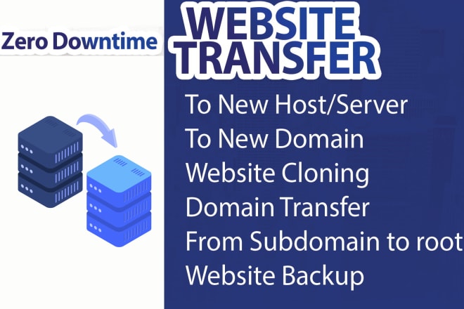 I will move or transfer your website to new host or domain