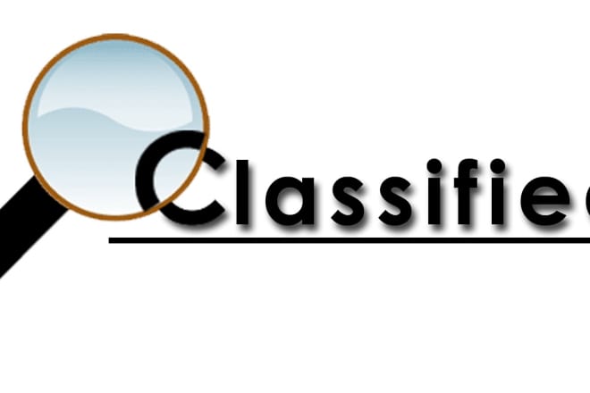 I will post your ads on top classified sites for all countries