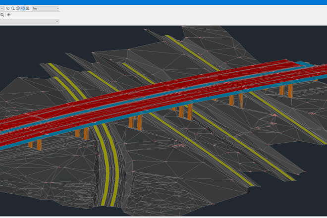 I will production of digital terrain models dtm in autocad civil 3d