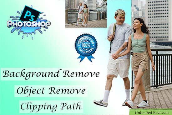 I will remove background or object by clipping path from your photo