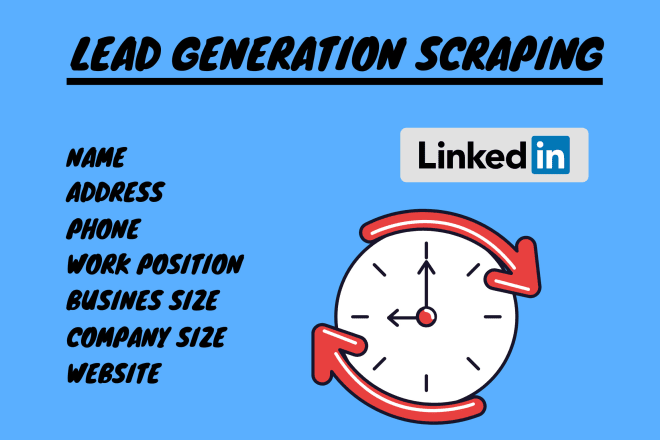 I will scrape linkedin email sale navigator