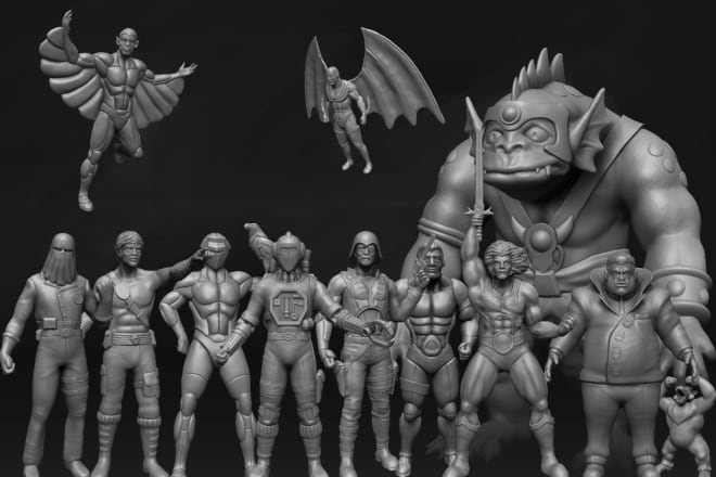 I will sculpt 3d model for 3d printing or games and other purposes