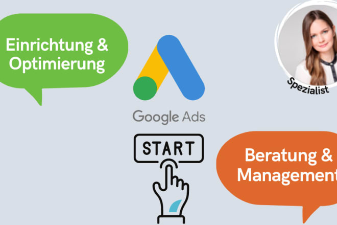 I will set up and manage google ads deutsch german