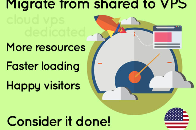 I will setup a vps or dedicated server and migrate your website