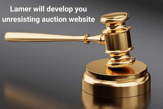 I will setup an auction website